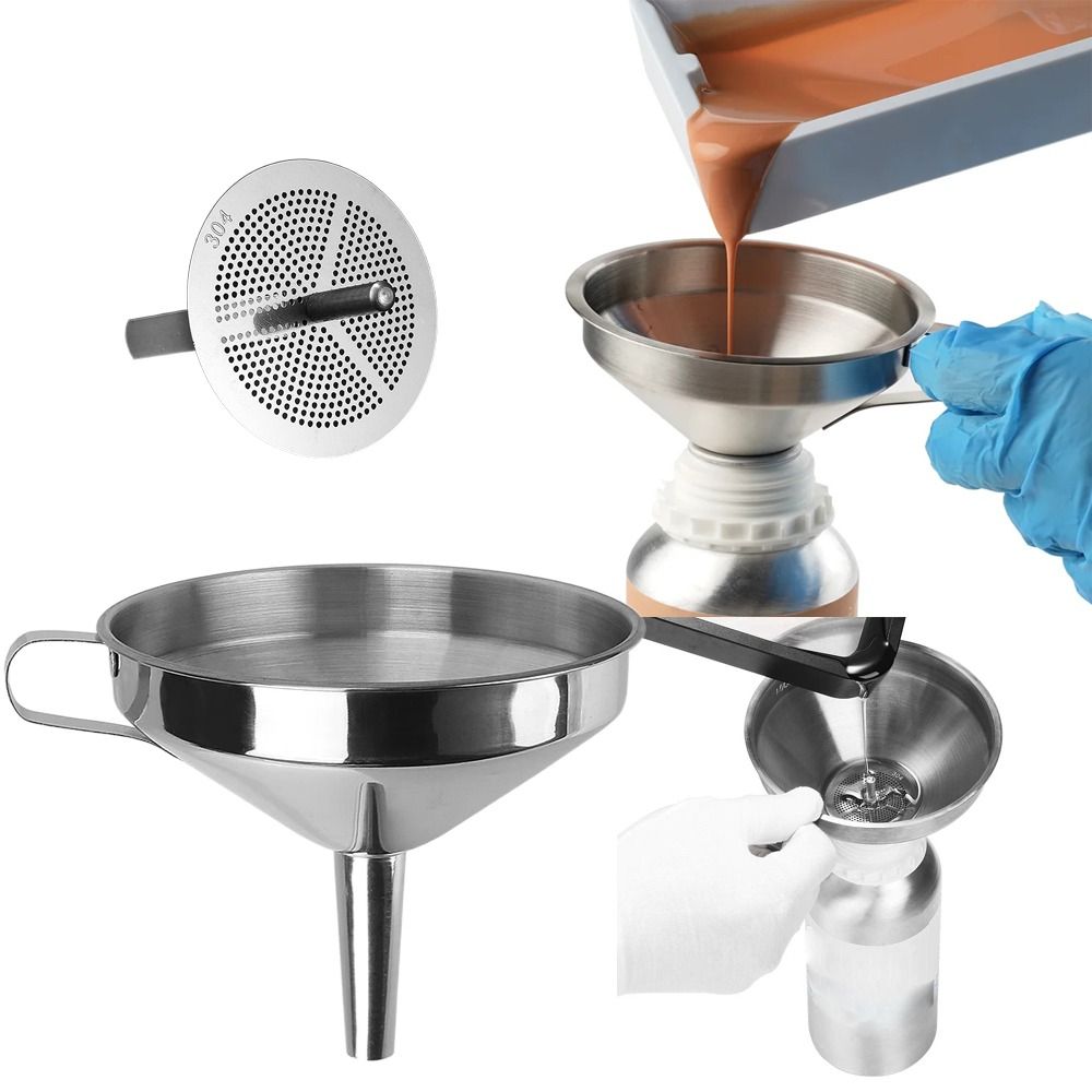 Dosing Funnel Ring - Funil de aço inoxidável de boca