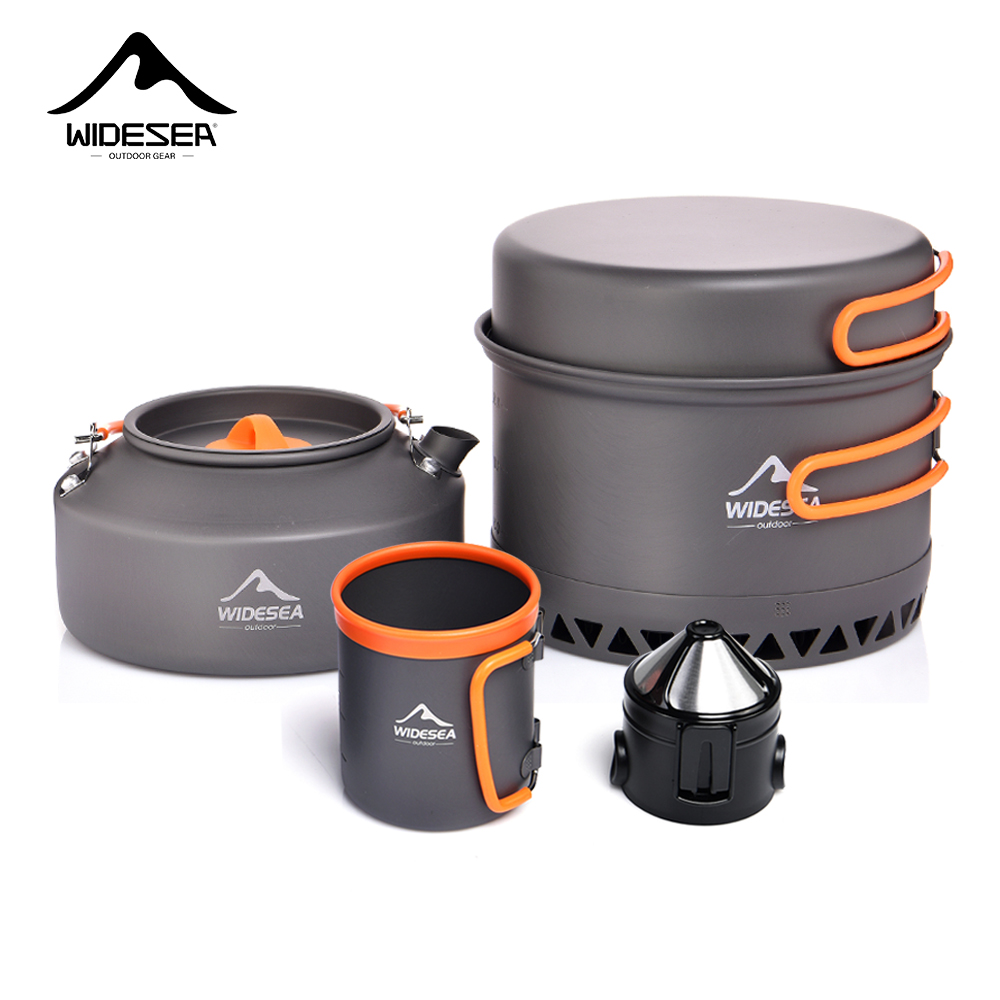 Outdoor Coffee Equipment - Utensílios de mesa para acampamento, conjunto