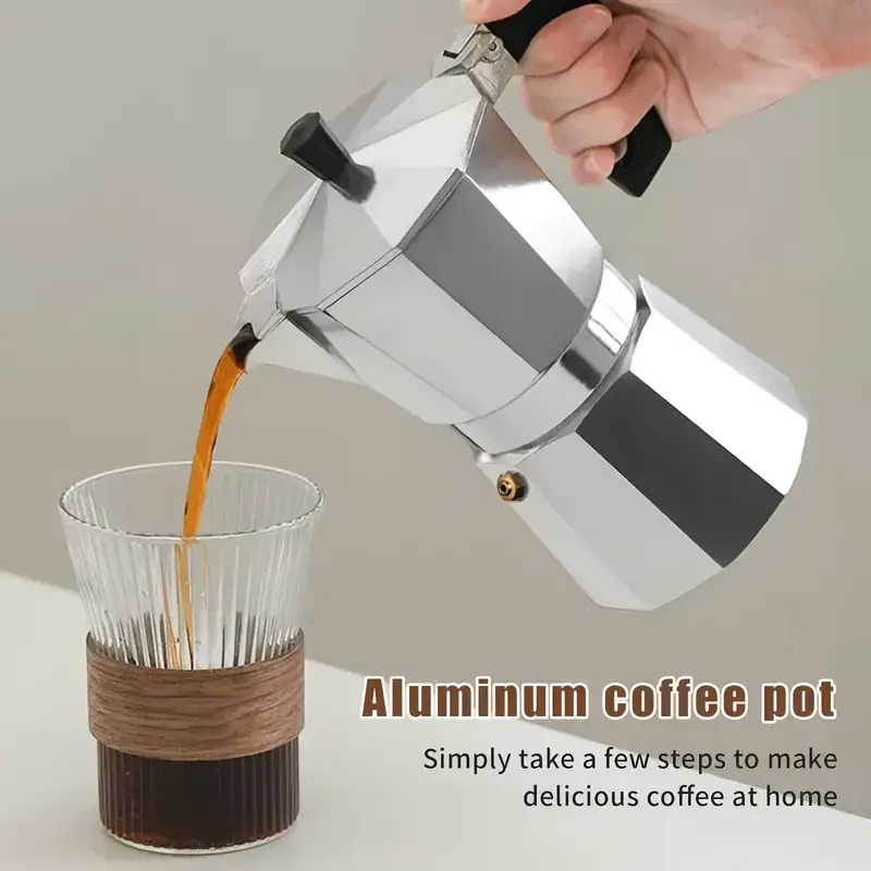 Coffee Equipment Wholesale - Cafeteira Moka Clássica de Alumínio 50-300ML