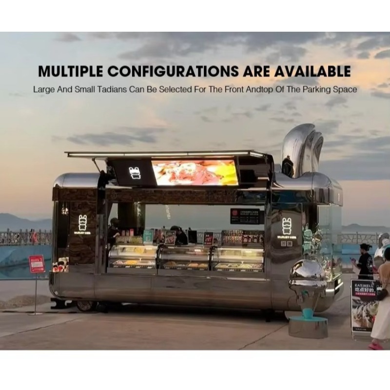 Outdoor Coffee Equipment - Quiosque de Comida Totalmente Equipado, Novo