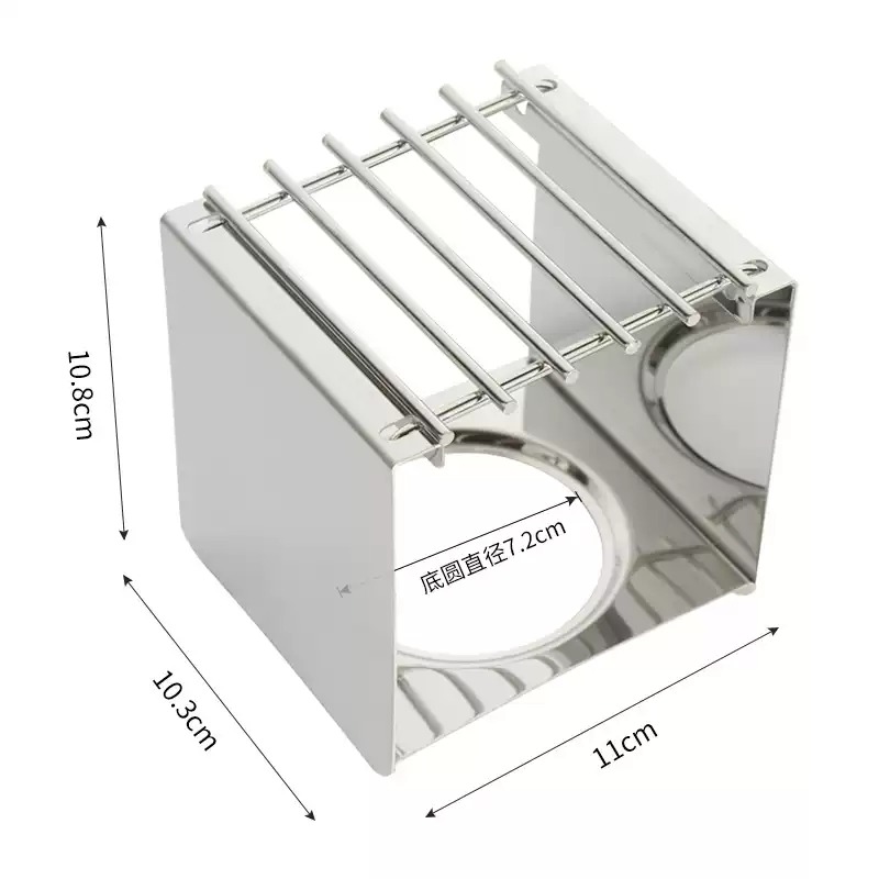 Outdoor Coffee Equipment - Suporte Quadrado de Aço Inoxidável para