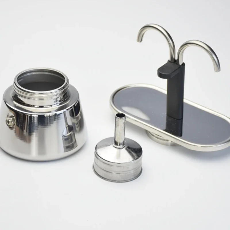 200ml mini moka pote tubo dupl - Coffee Equipment Wholesale avaliação e preço