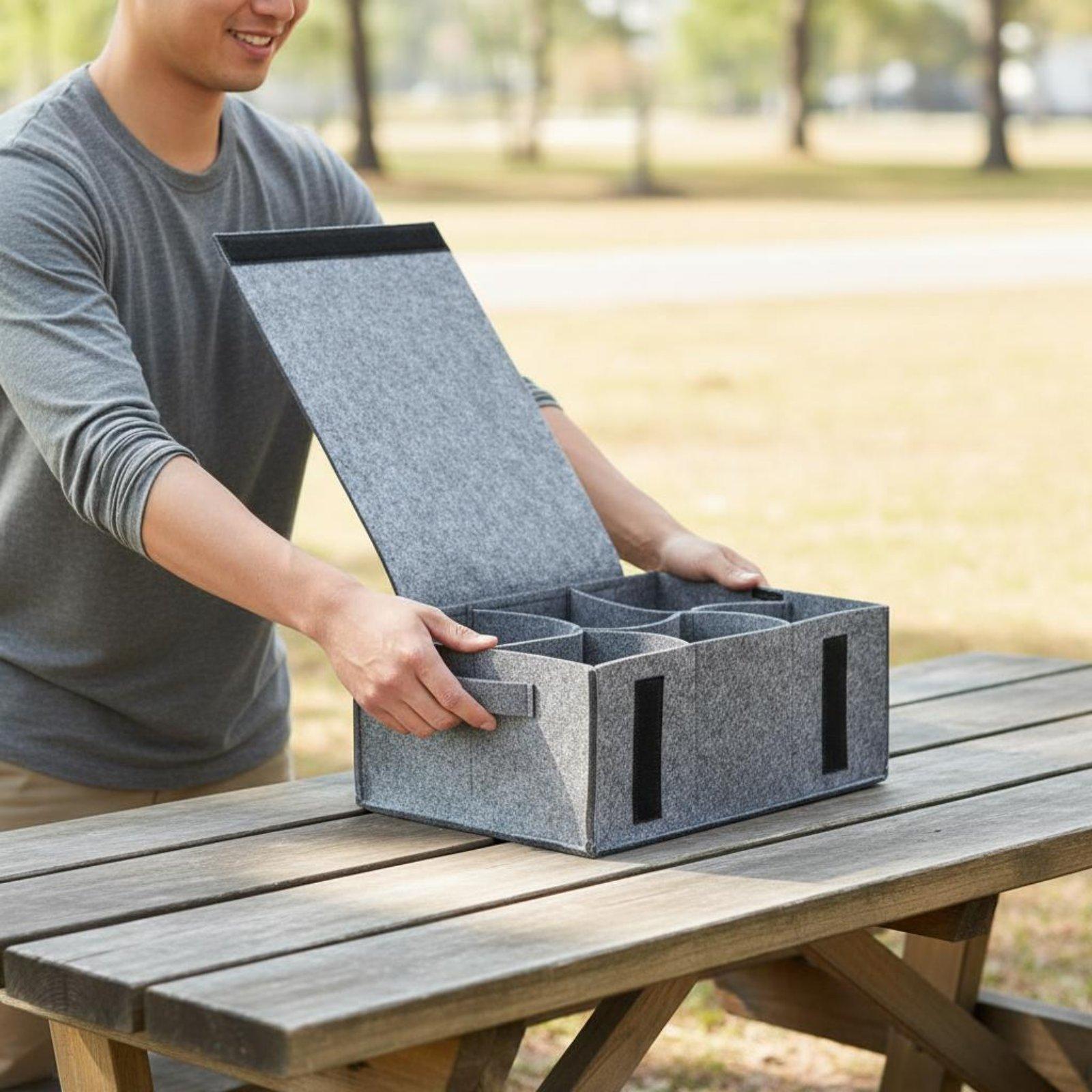 Bolsa de Armazenamento de Felt - Outdoor Coffee Equipment avaliação e preço