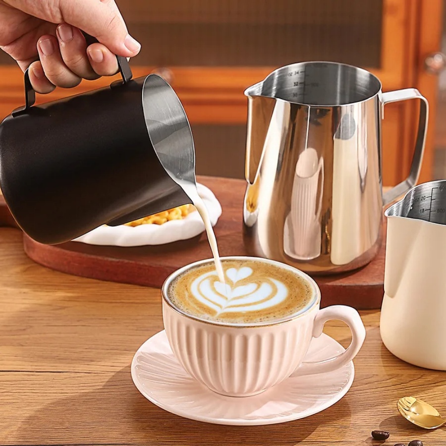 Jarra para espuma de leite e c - Milk Steaming Pitcher avaliação e preço