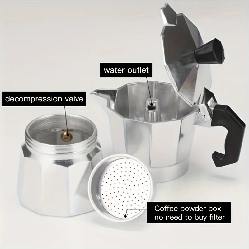 Cafeteira Moka Clássica de Alu - Coffee Equipment Wholesale avaliação e preço