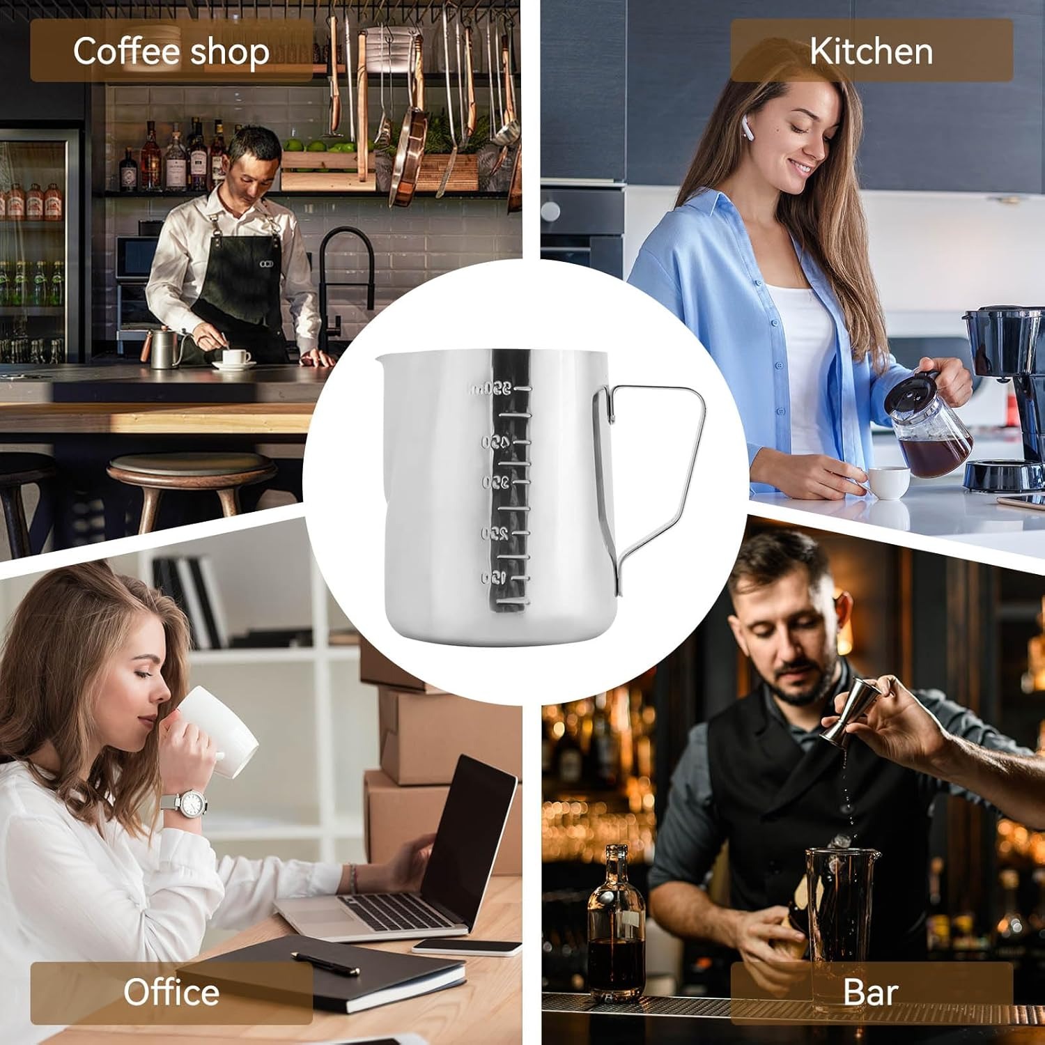 Jarra para Espumar Leite, Jarr - Milk Steaming Pitcher avaliação e preço