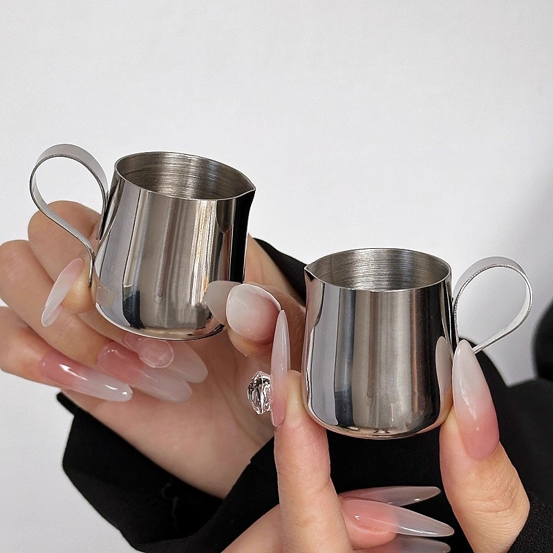 Jarra de espuma de leite em aç - Milk Steaming Pitcher avaliação e preço