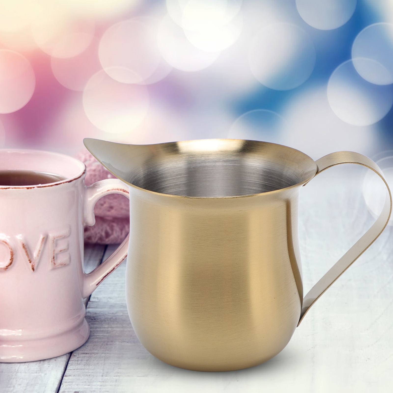 Jarra de espuma de leite em aç - Milk Steaming Pitcher avaliação e preço